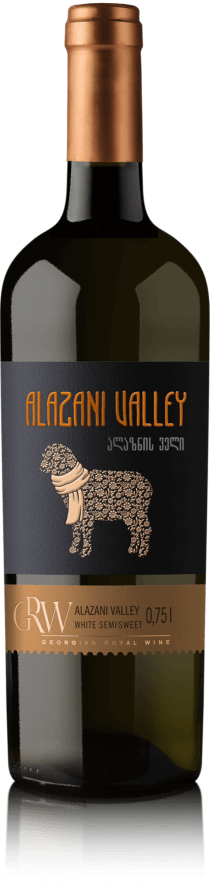 Alazani Valley / Алазанская долина — Вино ординарное сортовое белое полусладкое<br />Восточная Грузия
