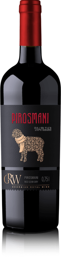 Pirosmani / Пиросмани — Вино ординарное сортовое красное полусухое<br />Кахетия